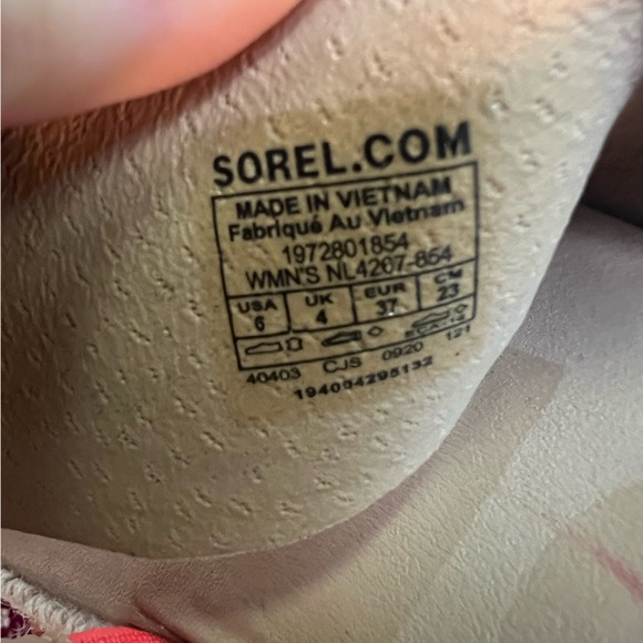 SOREL Ella Ii Slide Sandal In Signal Red 6 - Picture 11 of 11